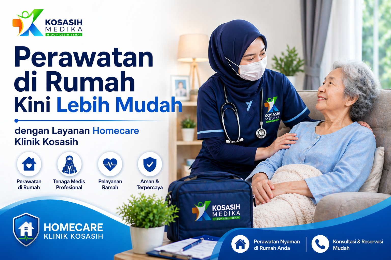 Perawatan di Rumah Kini Lebih Mudah dengan Layanan Homecare Klinik Kosasih