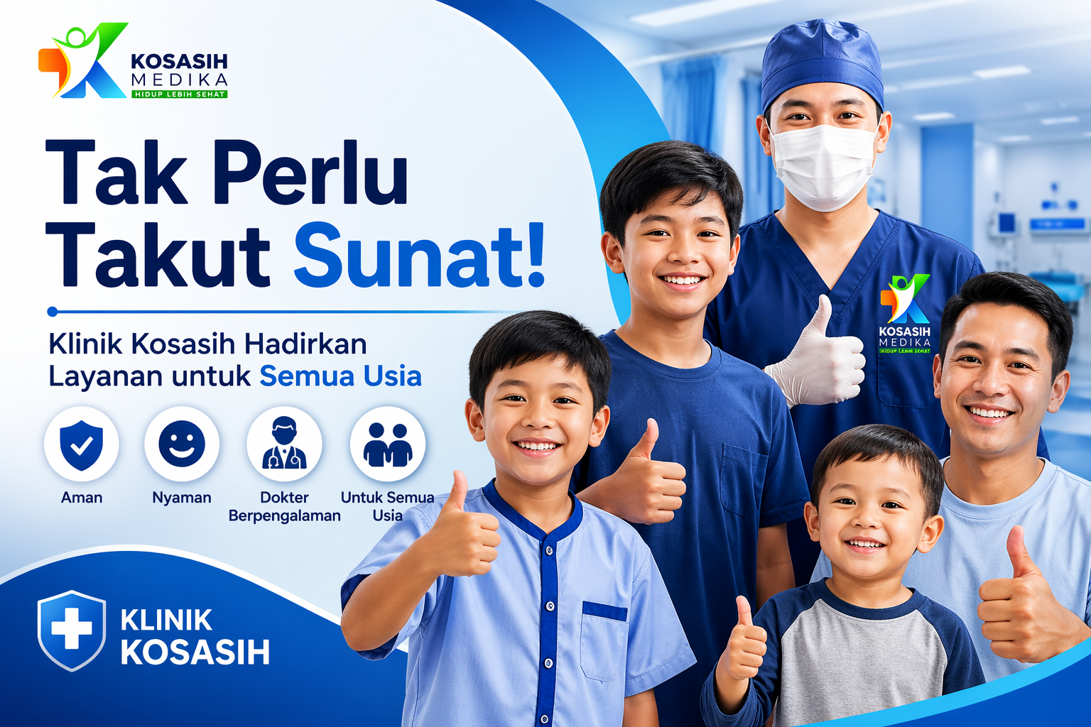 Tak Perlu Takut Sunat! Klinik Kosasih Hadirkan Layanan untuk Semua Usia