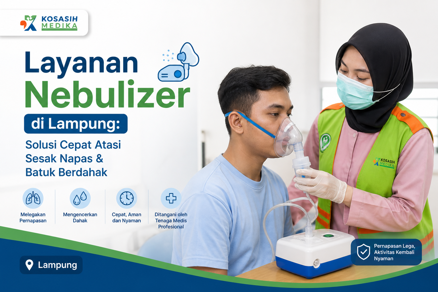 Layanan Nebulizer di Lampung: Solusi Cepat Atasi Sesak Napas & Batuk Berdahak