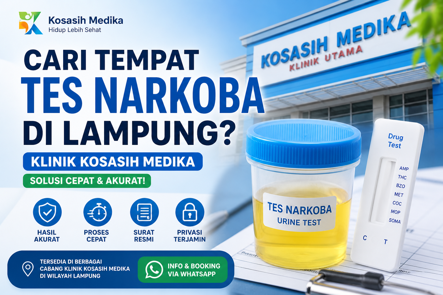 Cari Tempat Tes Narkoba di Lampung? Klinik Kosasih Medika Solusi Cepat & Akurat!