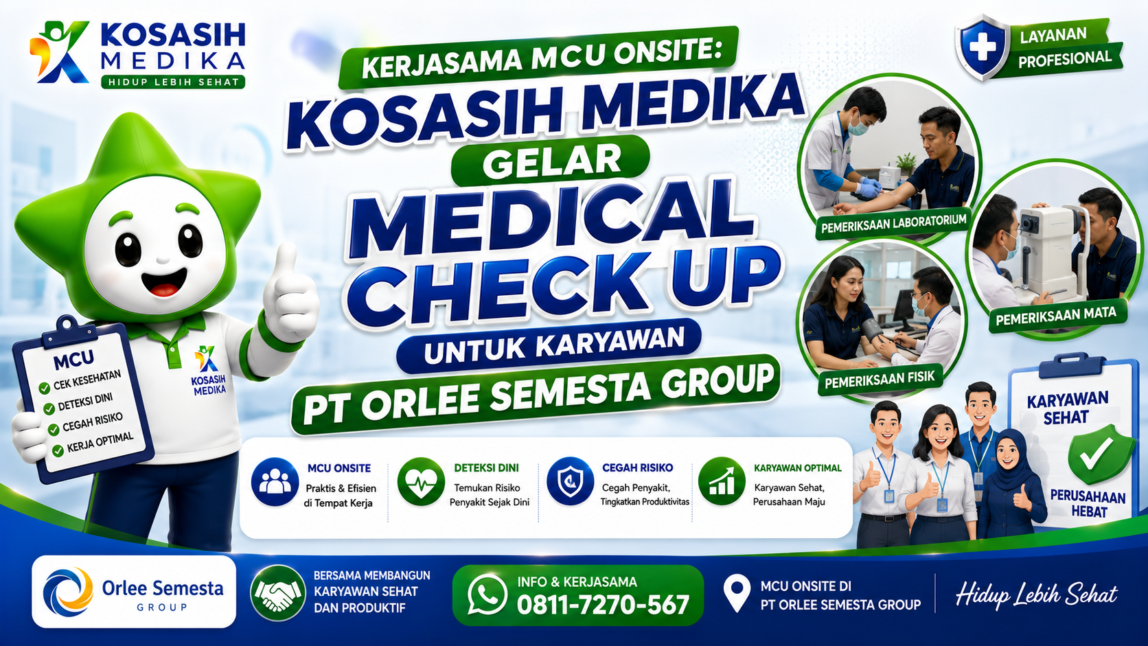 Kerjasama MCU Onsite: Kosasih Medika Gelar Medical Check Up untuk Karyawan PT Orlee Semesta Group