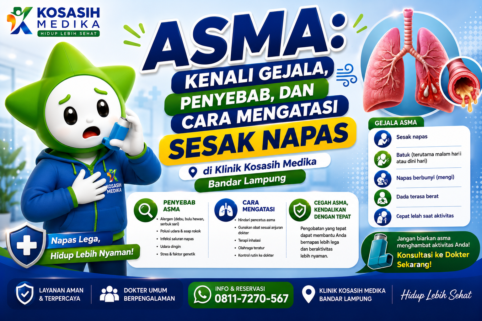 Asma: Kenali Gejala, Penyebab, dan Cara Mengatasi Sesak Napas