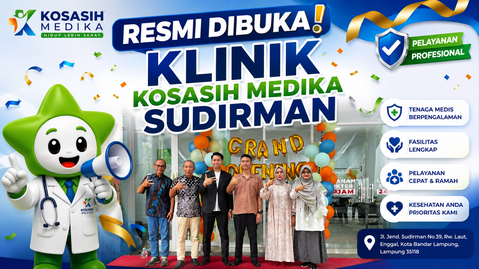 Resmi Dibuka!Klinik Kosasih Medika Sudirman