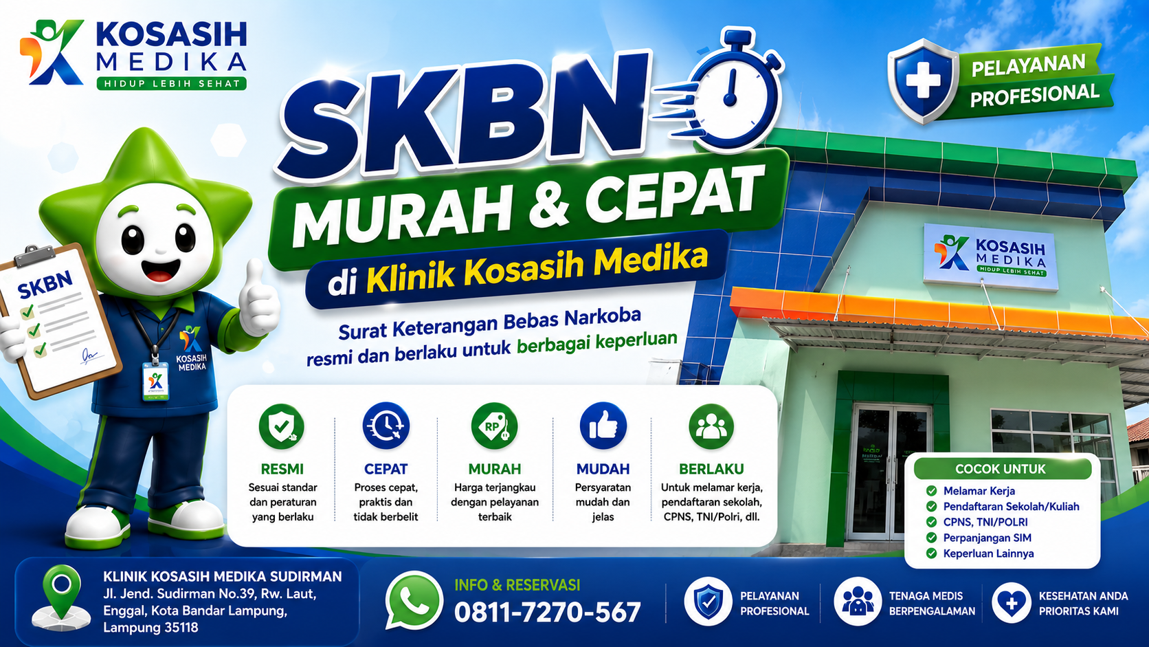 Pembuatan SKBN Mudah di Klinik Kosasih Medika