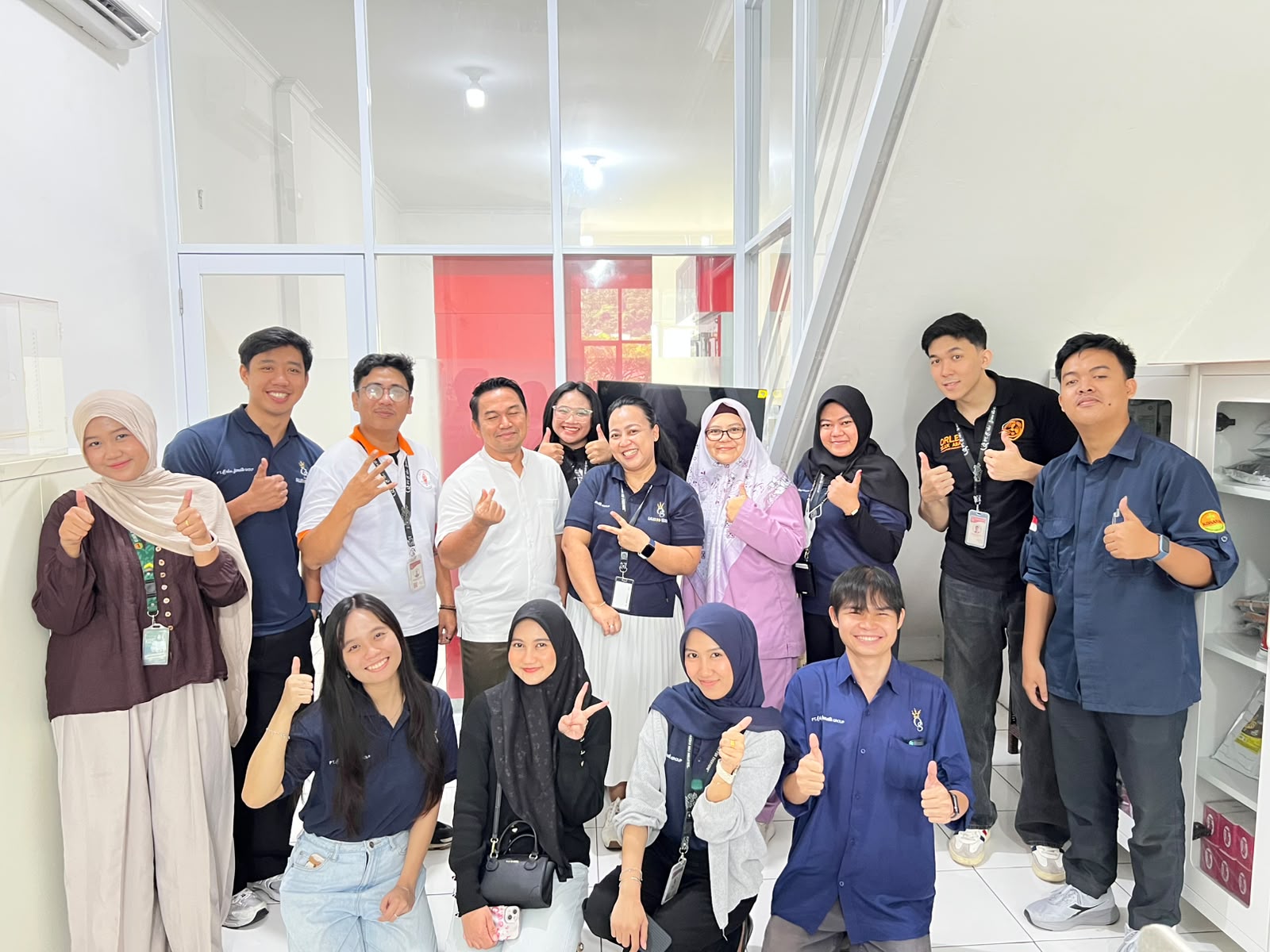 Tim medis Klinik Kosasih Medika saat MCU Onsite di kantor PT Orlee Semesta