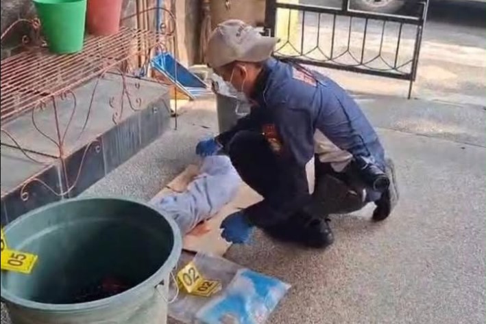 Dokumentasi kasus penemuan jasad bayi di Pahoman, Bandar Lampung