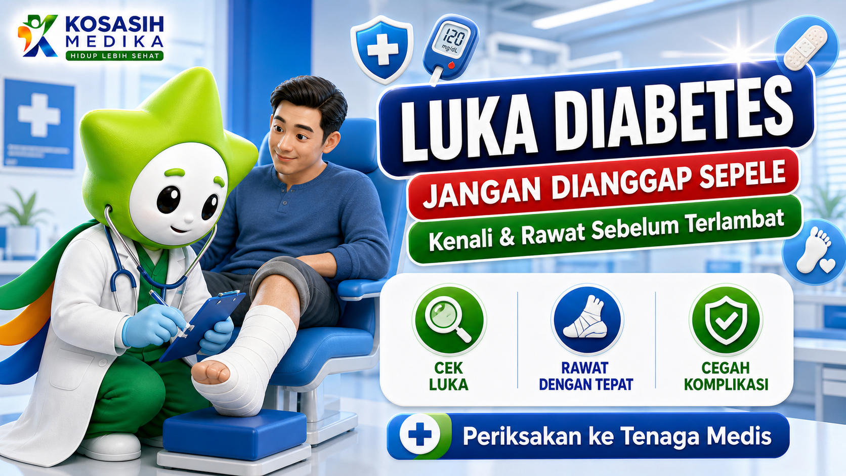 Luka Diabetes Jangan Dianggap SepeleKenali & Rawat Sebelum Terlambat