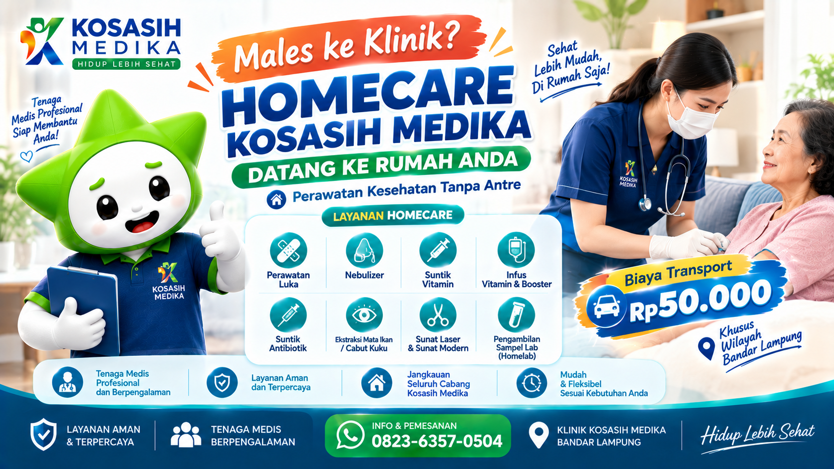 Males ke Klinik? Kami Datang ke Rumah — Perawatan Tanpa Antre